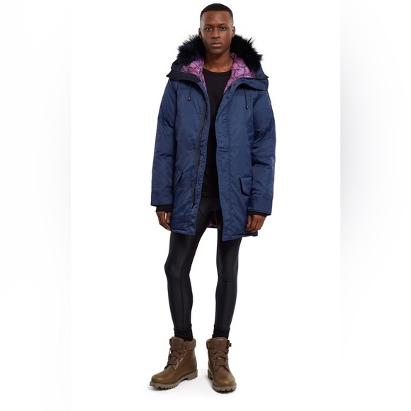 Canada Goose x Opening Ceremony XS men’s would fit women’s M Langford Parka Navy - Picture 1 of 16